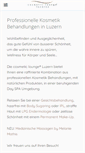 Mobile Screenshot of cosmetic-lounge.ch